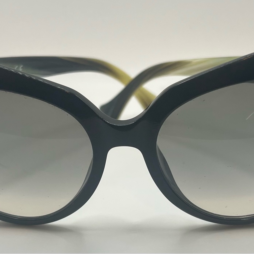 Balenciaga Black Frame Sunglasses with Gray Lenses